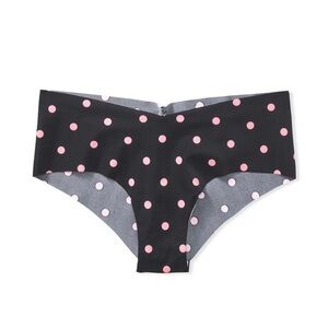 Victoria’s Secret No-show cheeky panty with pink polka dots